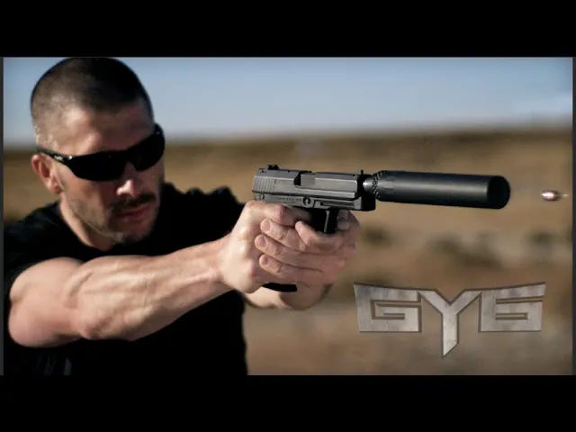 suppressed h&k usp 45 | in slow motion